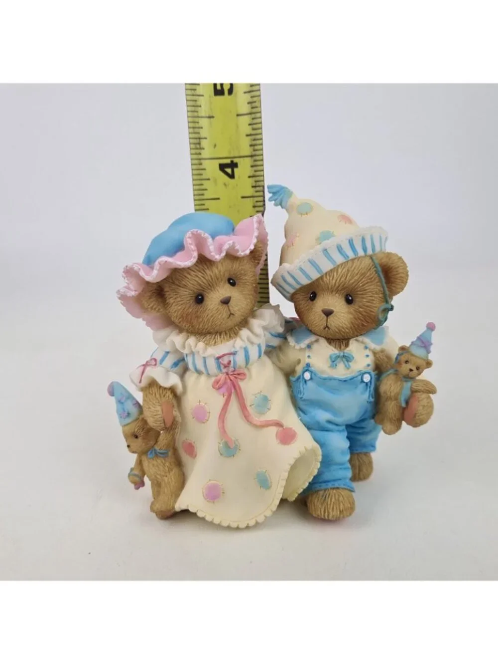 Cherished Teddies Club 15th Jean & Hubert 4012928 Porcelain Figurine Vintage